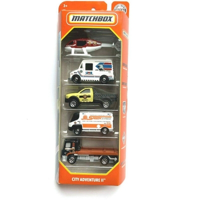 Picture of Matchbox 5 Car Gift Pack - City Adventure - Multicolor