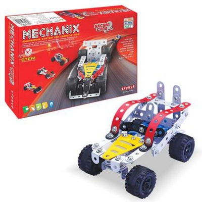 Picture of Zephyr Mechanix - Racing Car block building set for kids-01014 - Red