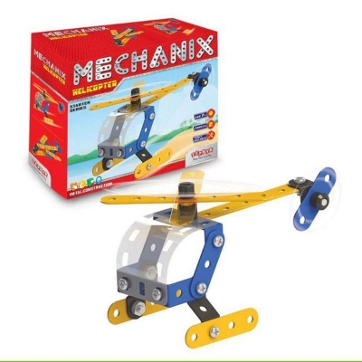 Picture of Zephyr Mechanix Helicopter -Beginner block building set for kid-01061 - Multicolor
