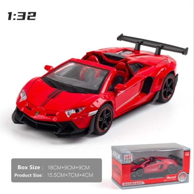 Picture of 1:32 Lamborghini LP700 Alloy Car Model Sound and Light Pull Back Collection Diecast Vehicles Car Toys for Kids