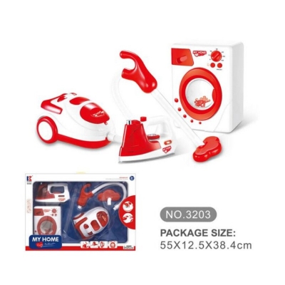 Picture of APPLIANCE SET IRON, WASHING MACHINE, VACUUM CLEANER TOY SET FOR KIDS