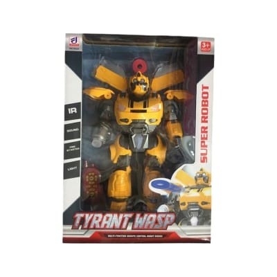 Picture of Remote Control Robot Optimus Prime & Bumblebee Tyrant Wasp Super Robot Kontrol Action Figure Transformers Remote Control | Shopee Malaysia - Yellow