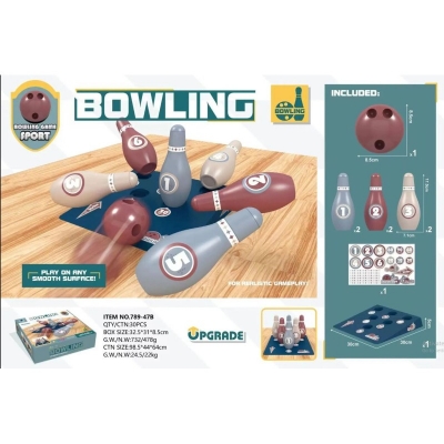 Picture of children bowling toys parent-child interaction indoor and outdoor sports games lighting electric ball sports ice hockey - Multicolor