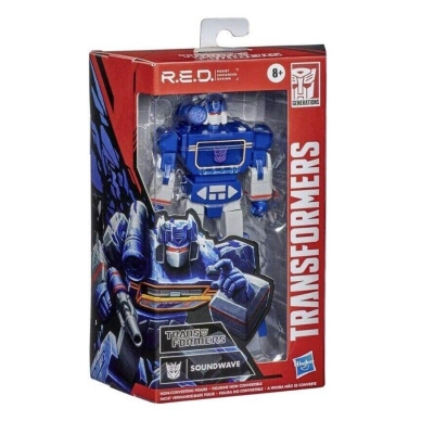 Picture of Hasbro Transformers R.E.D. DECEPTICON SOUNDWAVE Action Figure - Blue