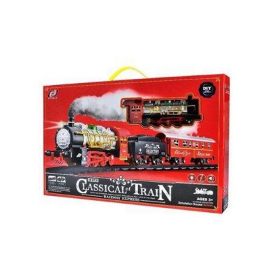 Picture of Rail King -Intelligent Classical Express Train Track Set Toy For Kids - Red