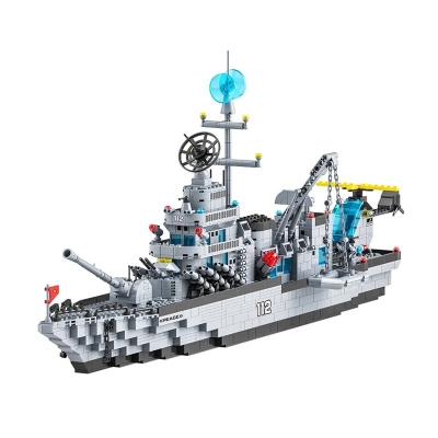 Picture of warship building blocks Marine Ship Aircraft Carrier Set-43046 Toys (1 set out of 6)