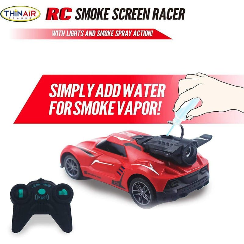 Picture of Remote Control Keluar Asap RC Car Mobil Remot Speed X - PAKAI BUBBLE, Merah KM663-3