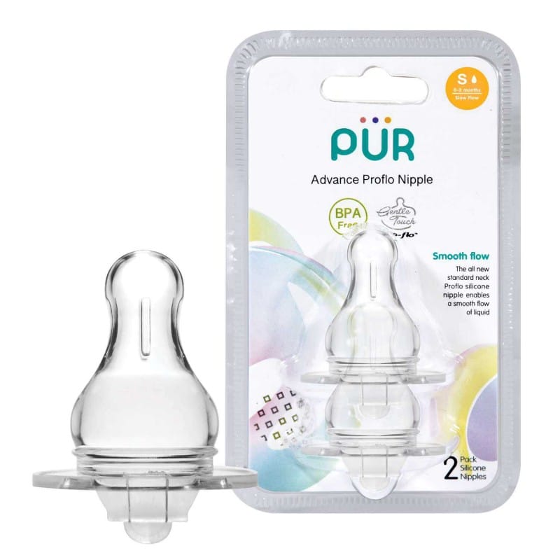 Picture of Pur Gentle Touch Slim Neck Nipple (2pc-M) – (1812) - White