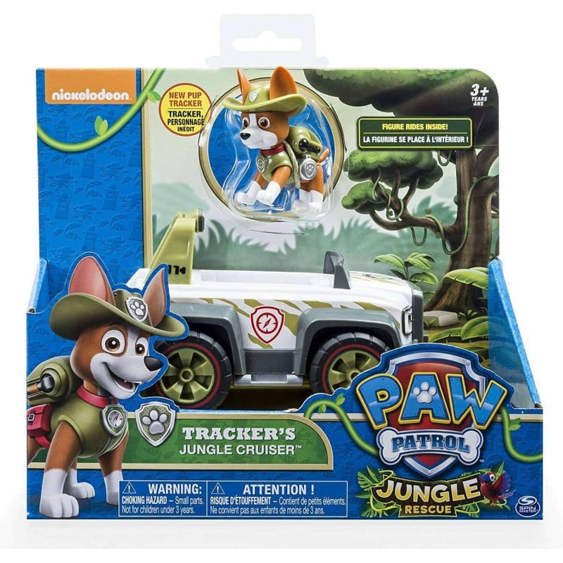 Picture of Paw Patrol Tracker's Cruiser Jungle Rescue, Vehicle and Pup - White