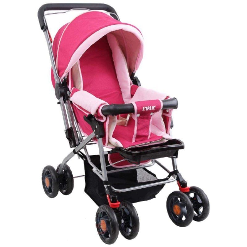 Picture of Baby Stroller Pram- Best Premium Quality Prams Trolly- and Pink 