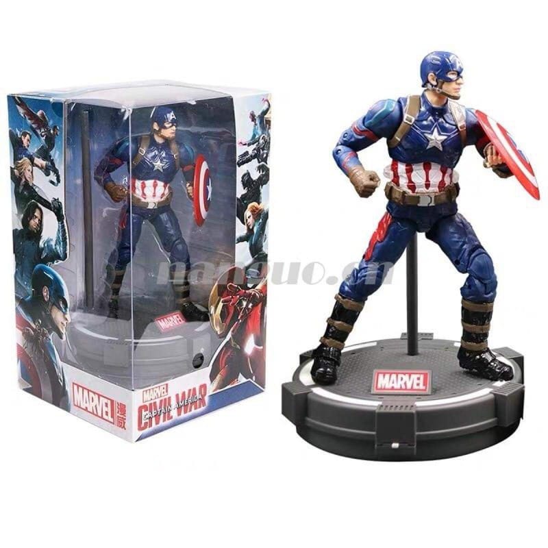 Picture of Marvel 7-inch mobile team 3 with base For kids - Multicolor