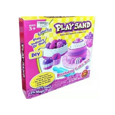 Picture of PLAY SAND BIRTHDAY CAKE SET CRE - Multicolor