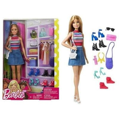 Picture of Barbie Doll with Accessories Set - Multicolor