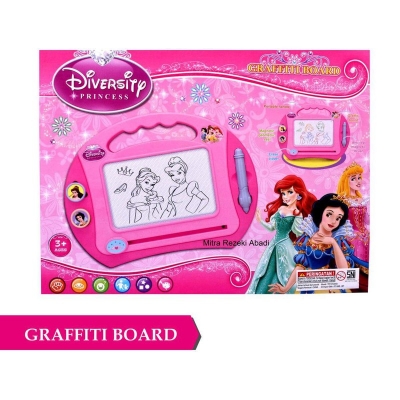Picture of New Children Magnetism Writing Board Table Early Learning Imagination Artboard Erasable for Kids Gifts-796-12A - Pink