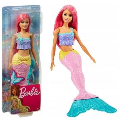 Picture of Barbie Dreamtopia Mermaid Doll GGC09 Dreamtopia  ZAKAZ KOPIOWANIA - Właściciel autorskich praw majątkowych zastrzega w rozumieniu art. 25 ust.1 pkt.1 Ustawy z dnia 4 lutego 1994 r. o prawie autorskim i prawach pokrewnych, że dalsze rozpowszechnianie mater - Multicolor