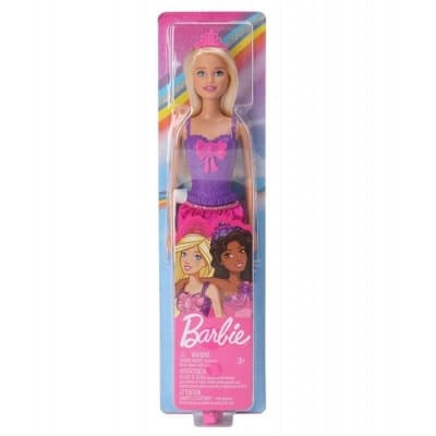 Picture of Mattel Barbie Princess Doll Blonde Hair And Purple Dress DMM06 / GGJ94 - Multicolor