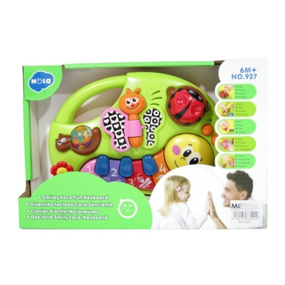 Picture of HOLA 927 Musical Instrument Toy for Newborns 0-12 Months Baby Toys Piano Keyboard Early Learning Educational Toy for Toddlers - Multicolor