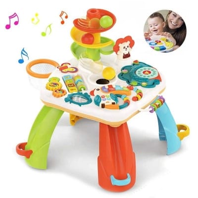 Picture of Educational Musical Multi Activity Table Kids Toy Baby Activity Table - Multicolor