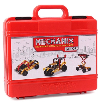 Picture of Zephyr Mechanix- Senior- Smart Bag Metal Advance Multimodel Making Steam Toy With Bag 09007 - Red