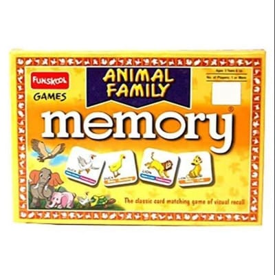 Picture of FUNSKOOL MEMORY AFUNSKOOL MEMORY ANIMAL FAMILY EDUCATIONAL MATVHING PICTURE - Multicolor