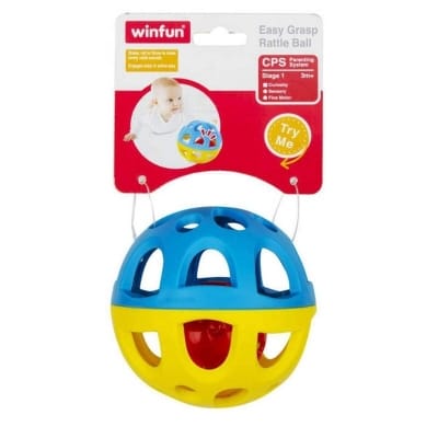 Picture of Winfun Easy Grasp Rattle Ball for kids - Multicolor