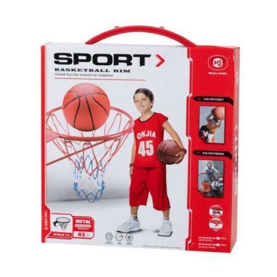 Picture of 45cm iron basketball Sport Sport Rim (Hoop Metal) - Red