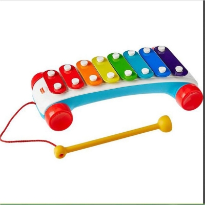Picture of CHILDREN'S XYLOPHONE FISHER PRICE EDUCATIONAL PEDAGOGICAL SENSORY MUSICAL INSTRUMENT MONTESSORI TOY-CMY09 - Multicolor