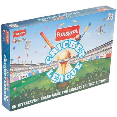 Picture of Funskool Cricket League Board Game - Green - Multicolor