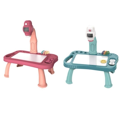 Picture of Children Led Projector Art Drawing Table Painting Board Set Kit For Kids Educational Learning Painting Tools Art Toys Gifts
