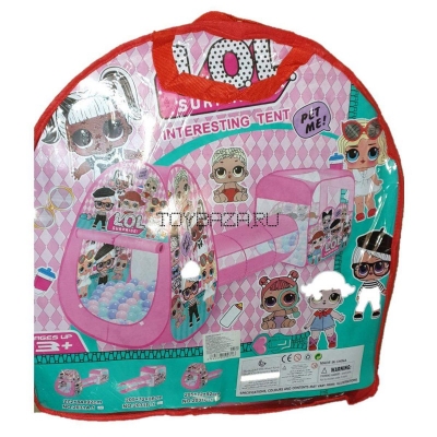 Picture of Tent Play Set LOL Discovery Adventure DOME TENT With Removable Tunnel Indoor/Outdoor Play Tent - Multicolor