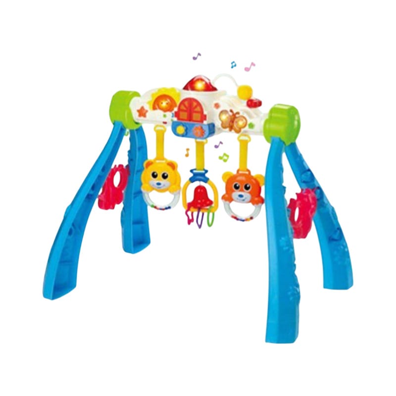 Picture of SL82001 3 in 1 Musical Play Gym, View 3 in 1 Musical Play Gym, RFD TOYS - Blue