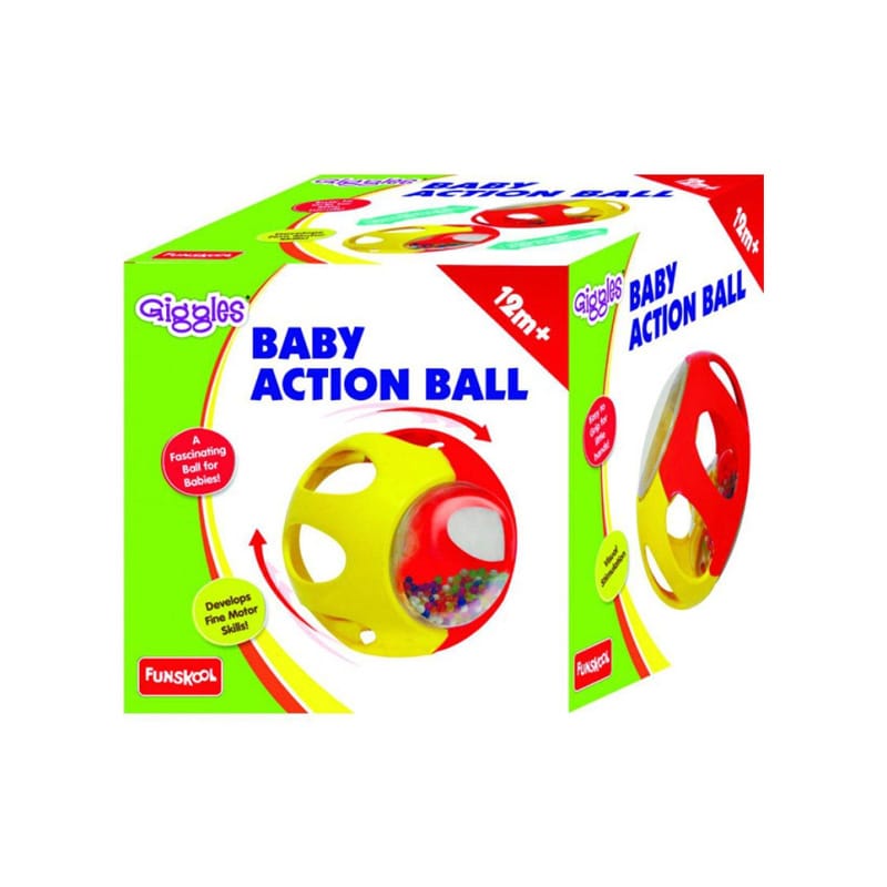 Picture of Giggles Baby Action Ball - Multicolor