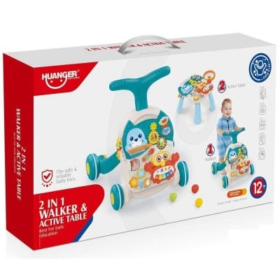 Picture of Huanger 2 in 1 Walker & Active Table Multifunctional Baby Walker with Music - Multicolor