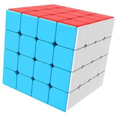 Picture of Cube 4x4 High Speed Stickerless Magic 4 by 4 Puzzle Cubes - Multicolor
