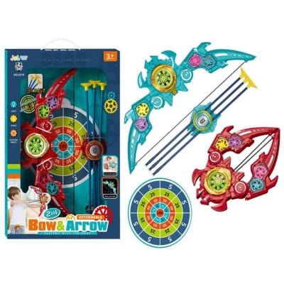 Picture of Kids Archery Bow and Arrow Toy Set for Boys Girls Archery Set Fun Sport Game with Durable Suction Cup Arrows - Multicolor