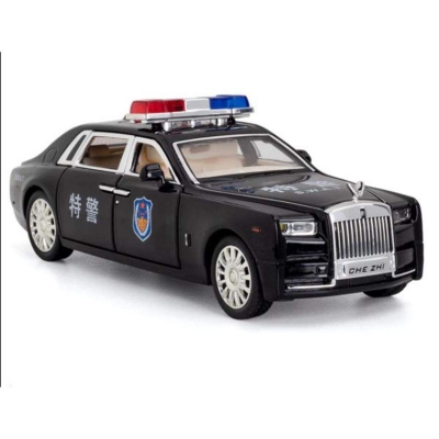 Picture of 1:24 Rolls Royce Public security Diecast Alloy Car Luxurious Simulation Toy Vehicles