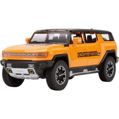 Picture of 1:24 for Hummer EV SUV Off-Road Alloy Car Die Cast Toy Car Model Sound and Light Children's Toy Collectibles Birthday Gift