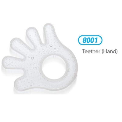 Picture of PUR Water Filled Teether (Hand) - (8001) - White