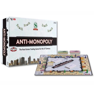 Picture of Funskool Games - Anti Monopoly, The Classic Real Estate Trading Game, Kids, Adults & Family, 2-6 Players, 8 & Above - Multicolor