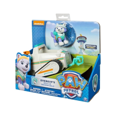Picture of Paw Patrol Everest's Rescue Snowmobile, Vehicle & Figure - Multicolor