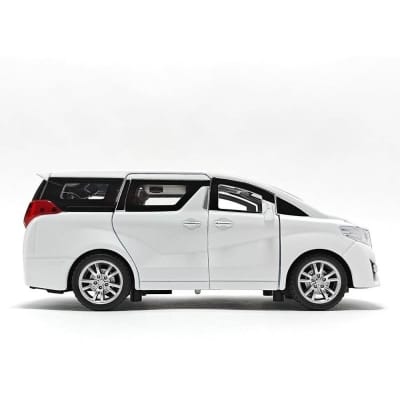 Picture of 1:32 Toyota Alphard MPV Diecasts Car Simulation Steering Shock Toy Vehicles Metal Car 6 Doors Open Model Car Sound Light Toys For Children Gift - car toy