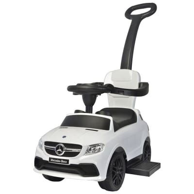 Picture of 3288Mercedes Benz Push White on Car for Baby