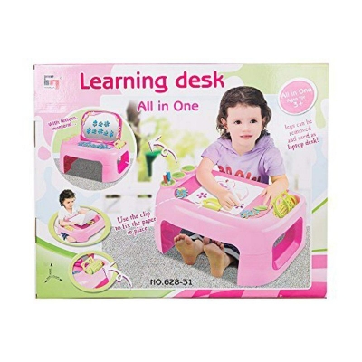 Picture of Learning Desk Educational Toys Magnetic Art Easel for Kids - Pink