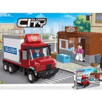 Picture of 325PCS Truck  blocks - Red