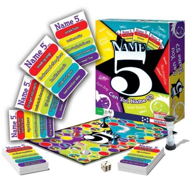 Picture of Name 5 Board Game Review and Rules - Multicolor