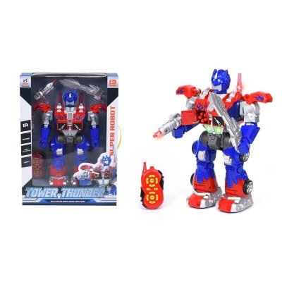 Picture of RC Robot With Light，Music(launch missile) 6020 - Red