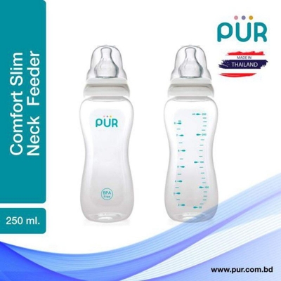 Picture of Pur Anti-Colic Feeding Bottle 8oz./250ml. – (1603) - White