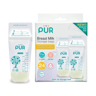 Picture of PUR Breast Milk Storage Bags – 24 Bags (6207/23) - White