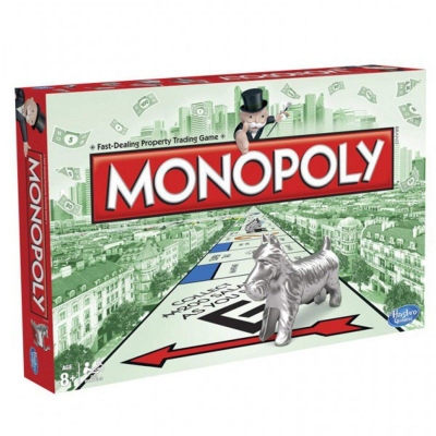 Picture of Hasbro Monopoly The Fast Dealing Property Trading Game Multiplayer Board Game - Multicolor