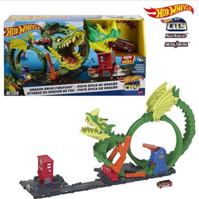 Picture of Hot Wheels HDP03 Dragon Drive Firefight